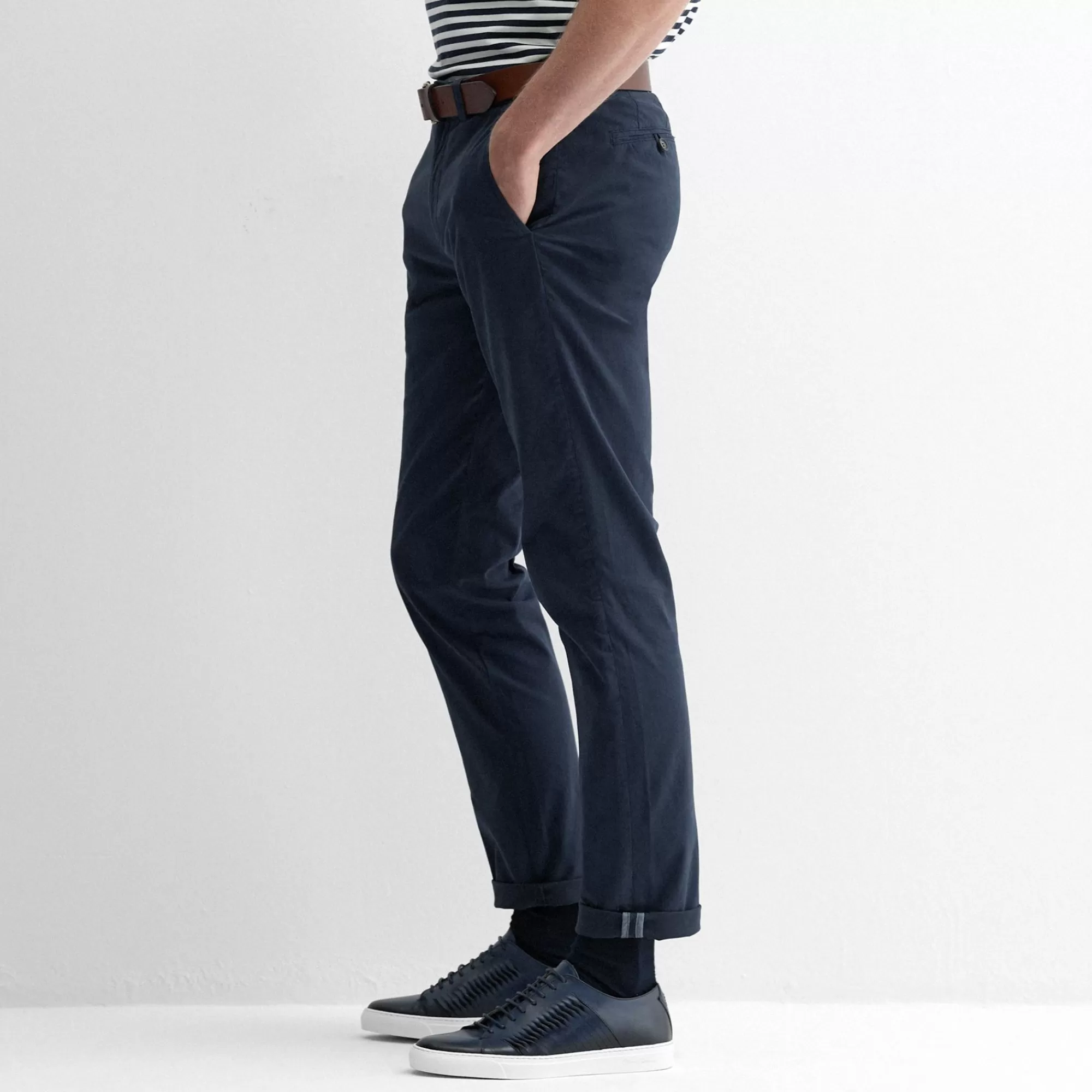 Men Oliver Sweeney Trousers^Besterios Navy