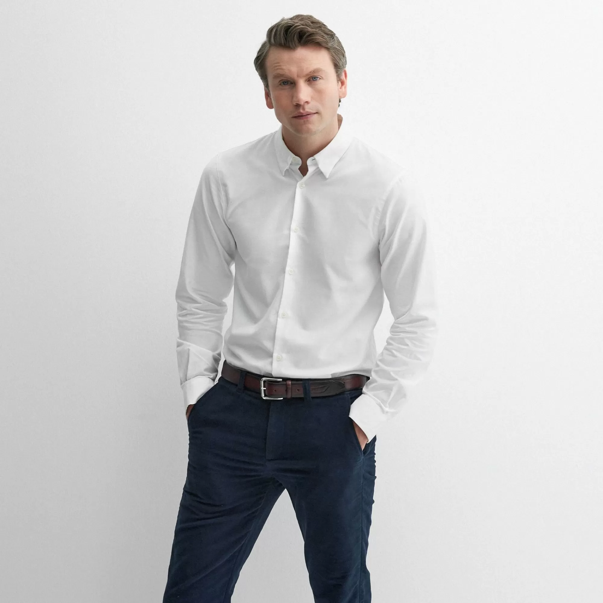 Men Oliver Sweeney Shirts^Dunmore White