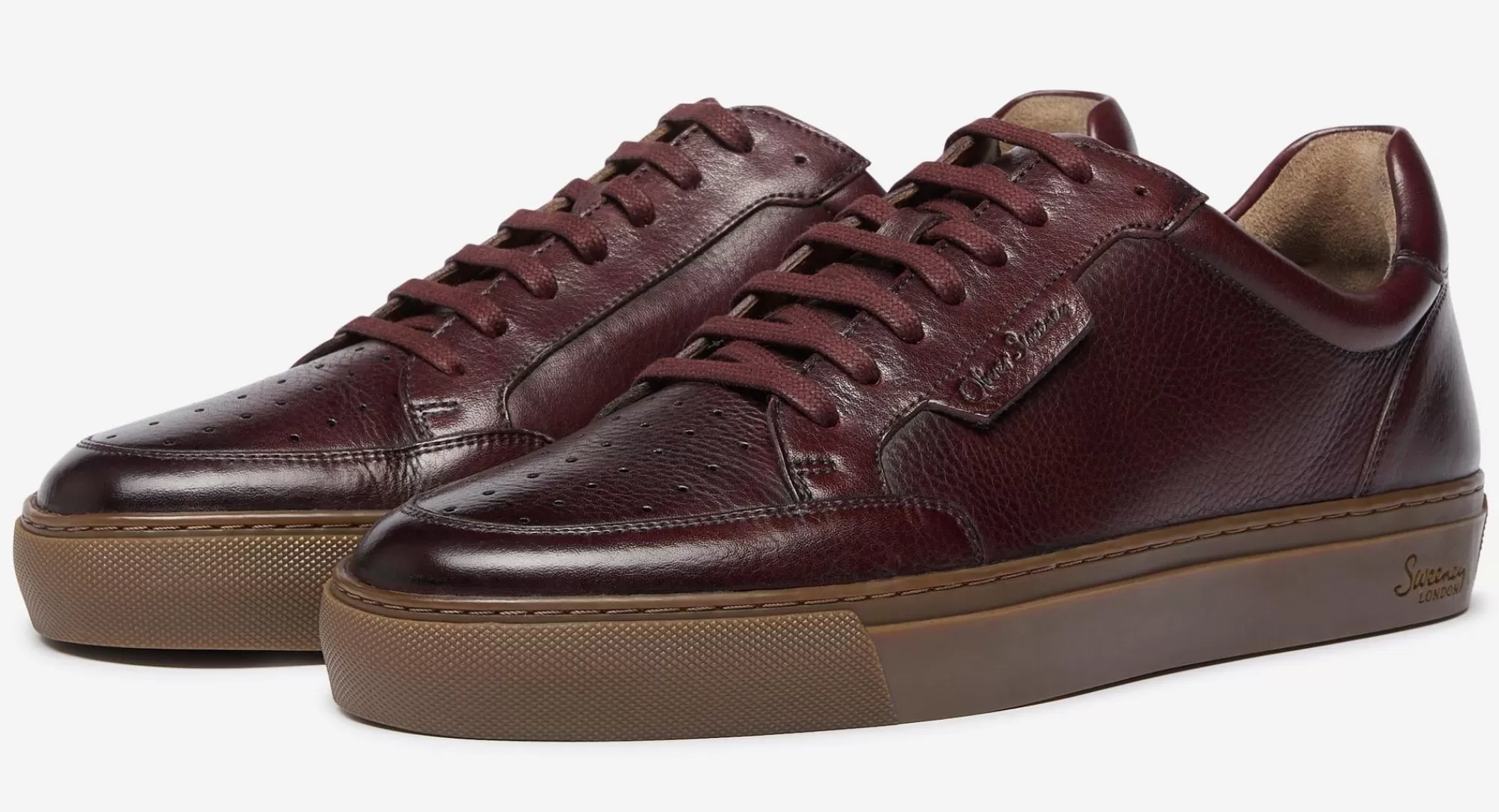 Men Oliver Sweeney Trainers^Edwalton Burgundy