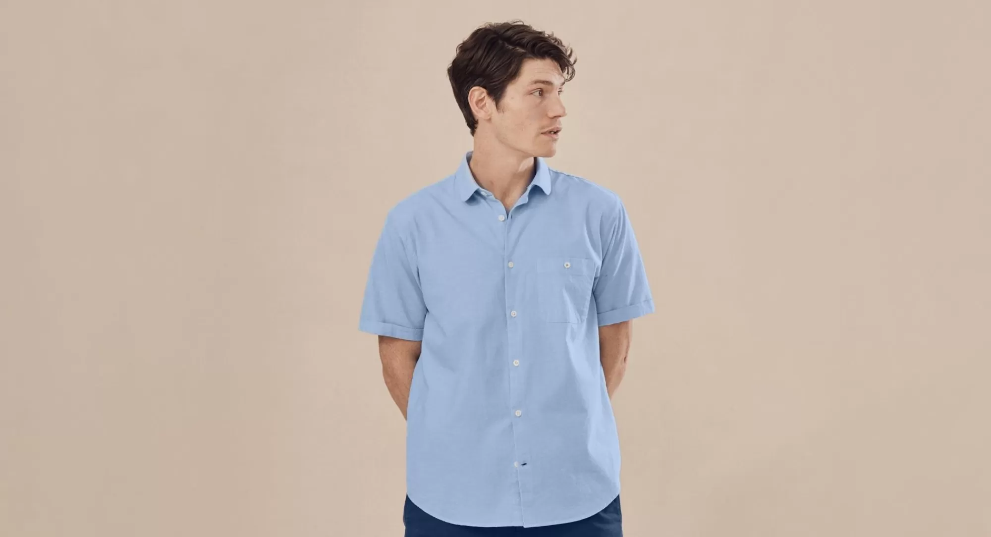 Men Oliver Sweeney Shirts^Lobata Light Blue