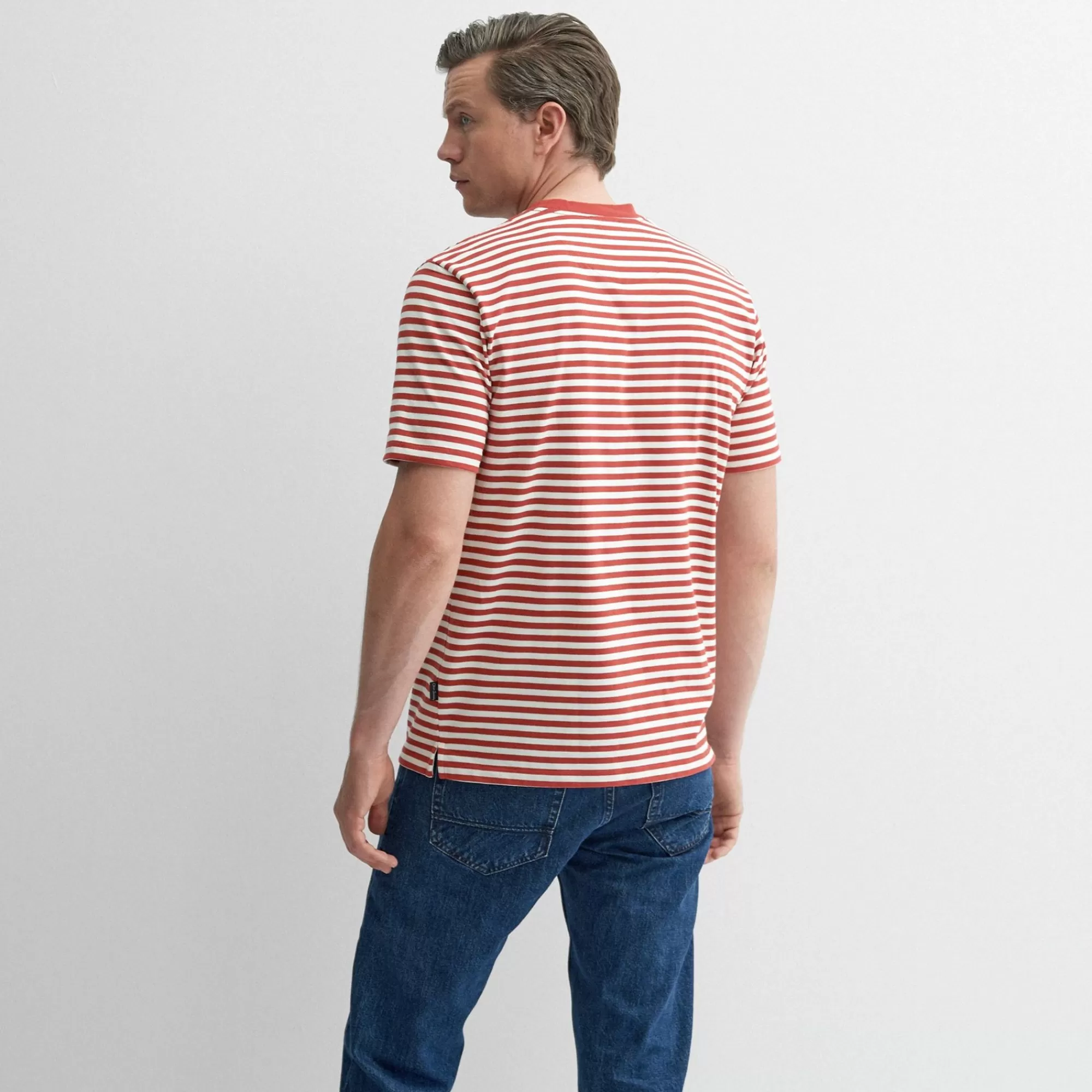 Men Oliver Sweeney T Shirts & Polos^Markham Rust Stripe